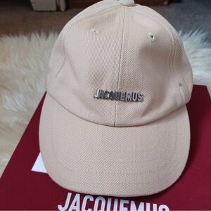 NWT, Jacquemus Logo Lettering Baseball Cap